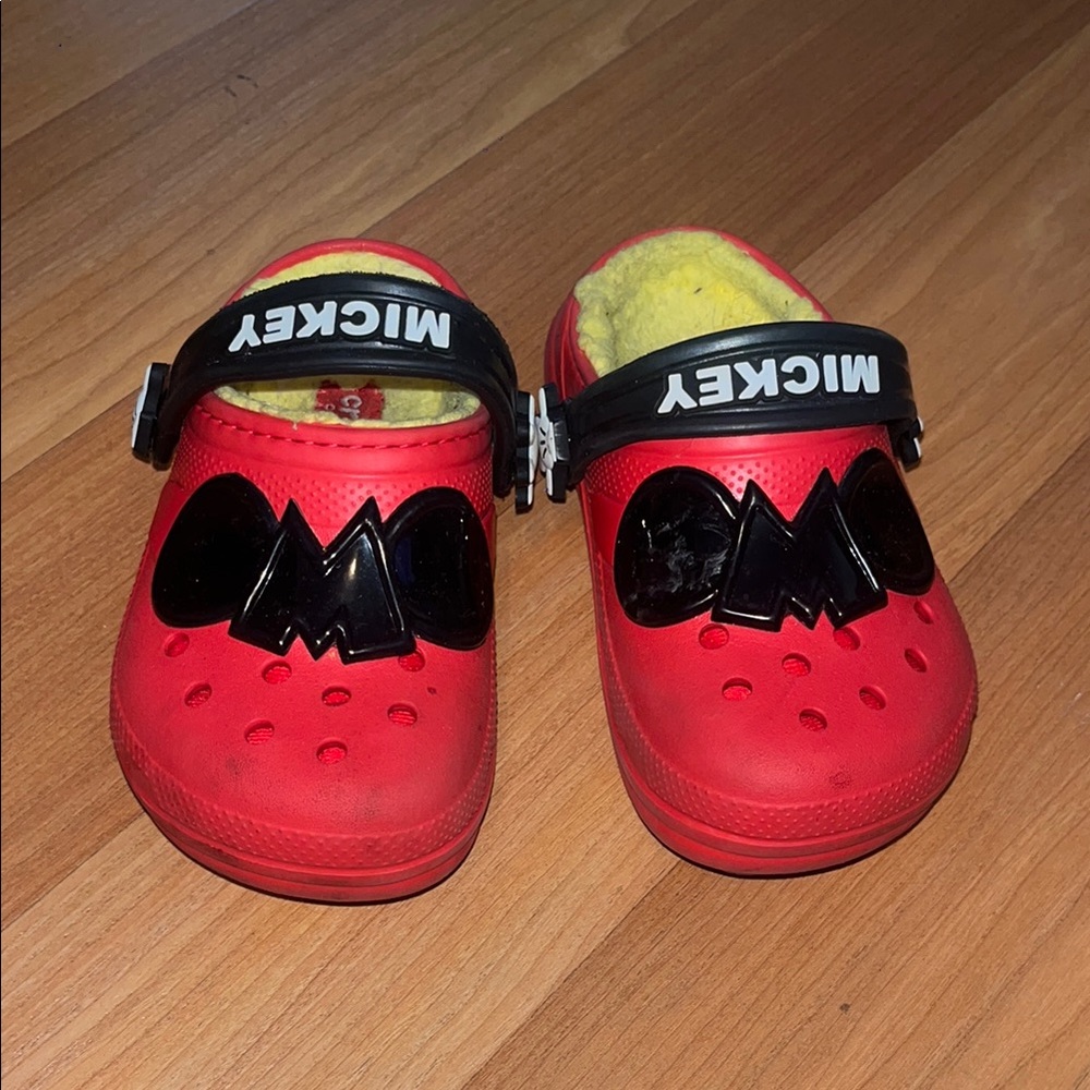 Kids Red Clogs